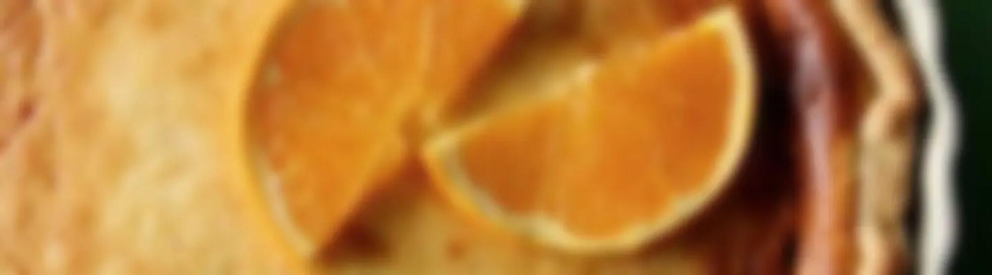 Recette : Tarte à l’orange au fromage frais