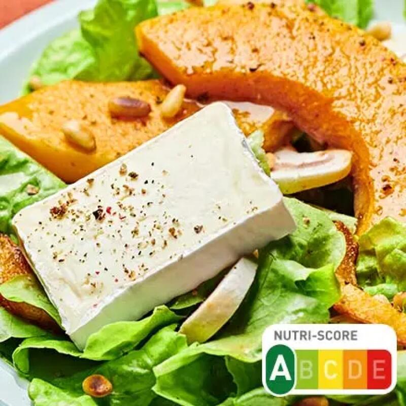 Recette : Salade de butternut et champignons au fromage