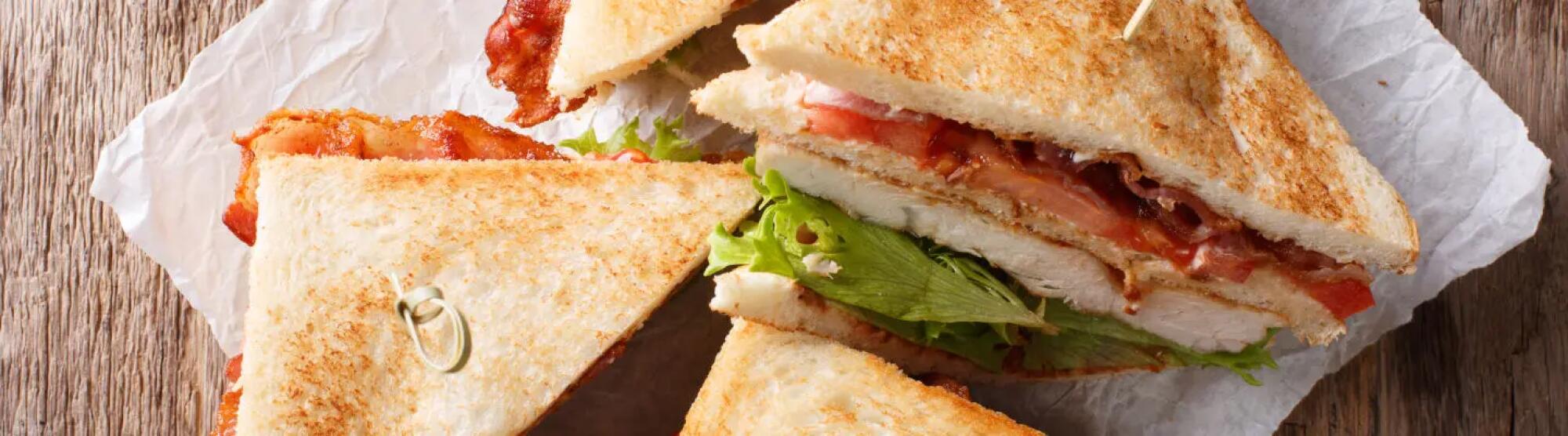 Recette : Club-sandwichs au chorizo et fromage