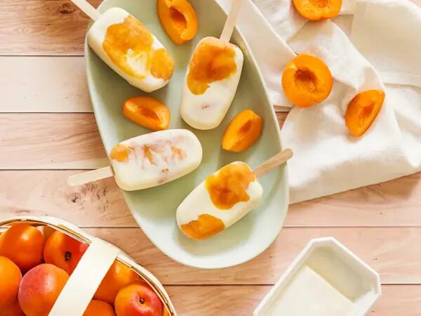 Recettes : Esquimaux abricots fromage frais