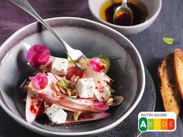 Recettes : Salade d'endives et betterave au fromage frais