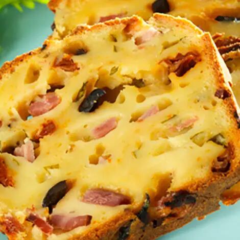 Recette : Cake provençal au fromage de chèvre frais
