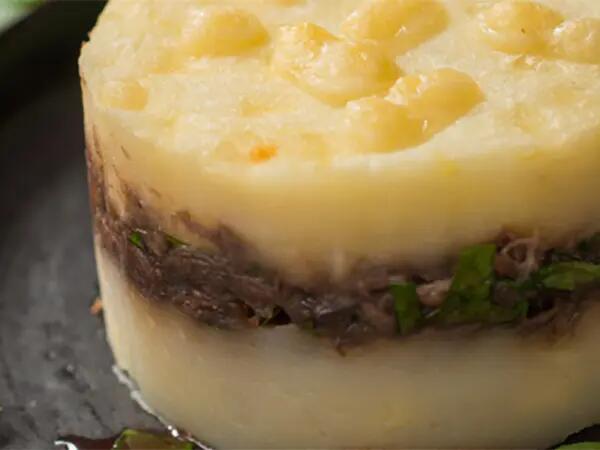 Recettes : Parmentier de canard au fromage 