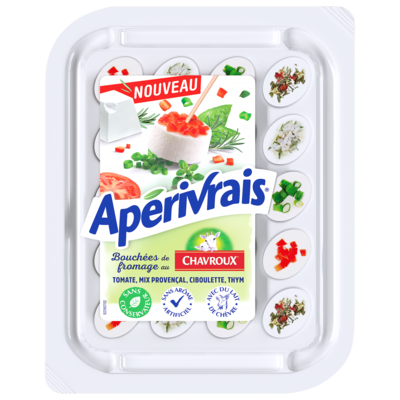 APERIVRAIS BOUCHEES DE FROMAGE AU CHAVROUX 100G