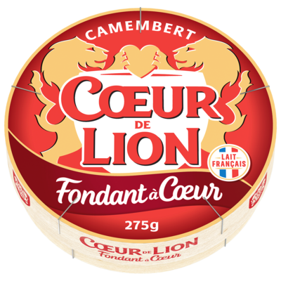 COEUR DE LION CAMEMBERT FONDANT A COEUR 275G