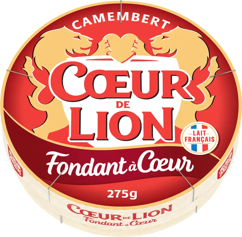 COEUR DE LION CAMEMBERT FONDANT A COEUR 275G