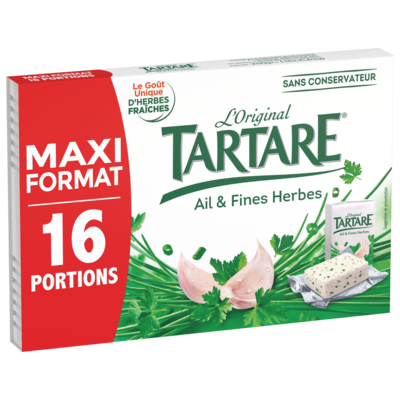 TARTARE® AIL & FINES HERBES 16 PORTIONS 250G