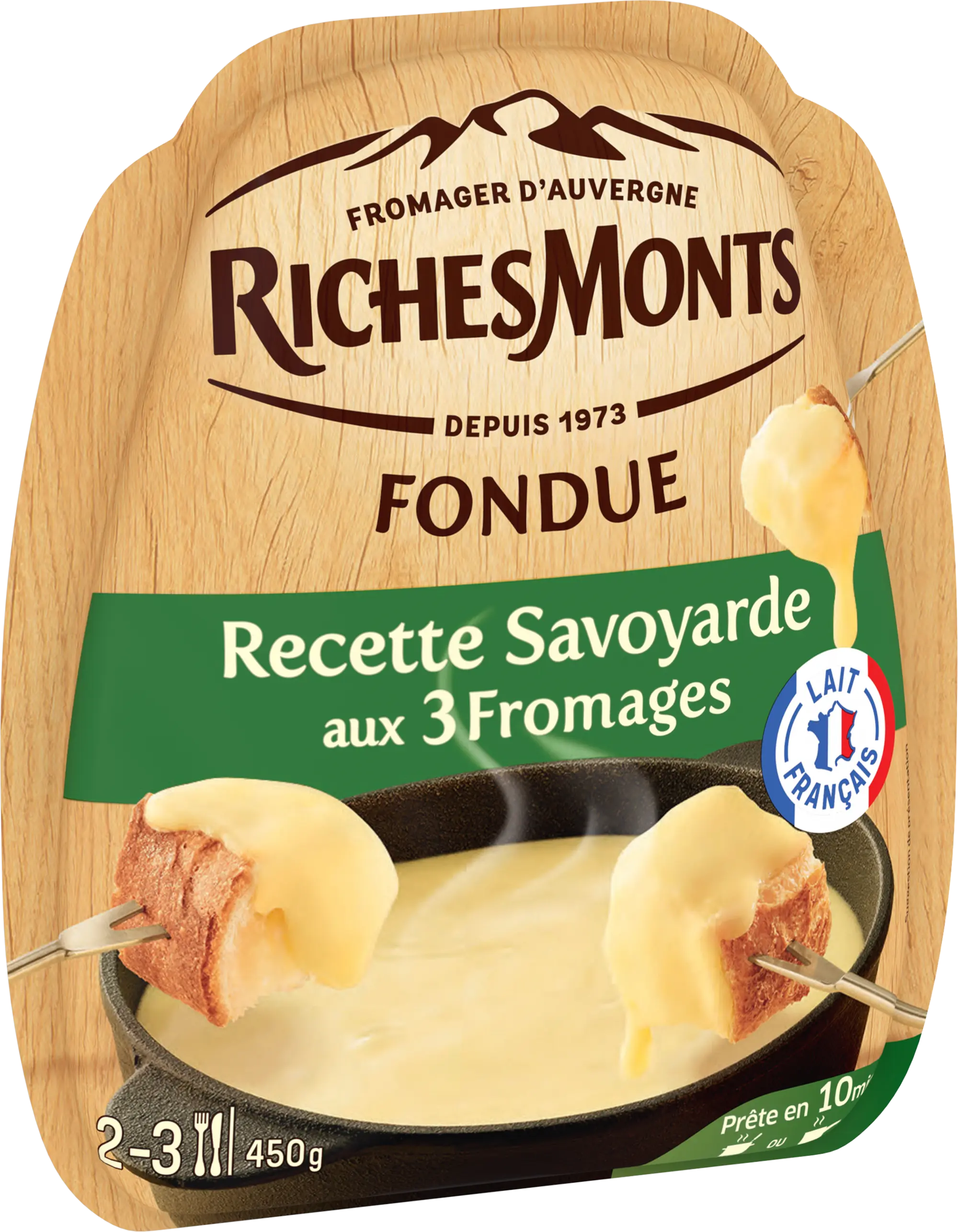 RICHES MONTS FONDUE RECETTE SAVOYARDE 450G