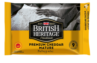 BRITISH HERITAGE CHEDDAR AOP MATURE 200G