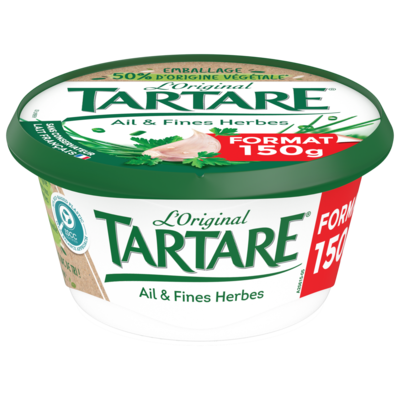 TARTARE® AIL & FINES HERBES POT 150G