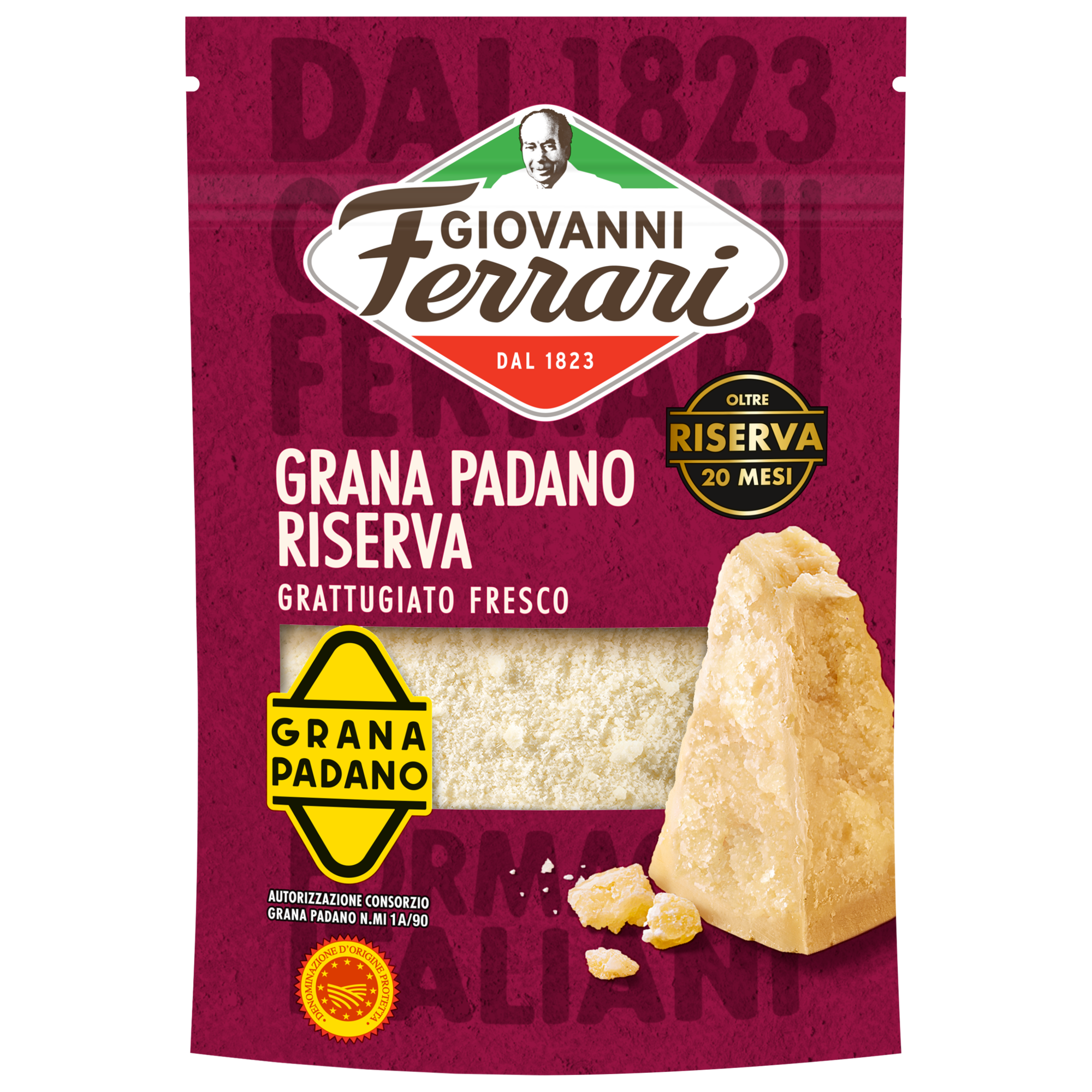 GIOVANNI FERRARI GRANA PADANO RISERVA AOP 20MOIS 60G RAPE