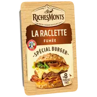 RICHESMONTS TRANCHES RACLETTE FUMEE SPECIAL BURGER 140G