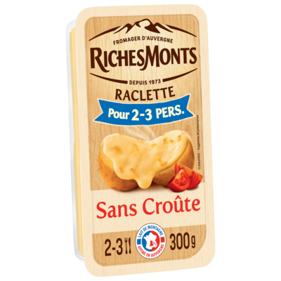 RICHESMONTS RACLETTE  TRANCHETTES SANS CROÛTE 300G