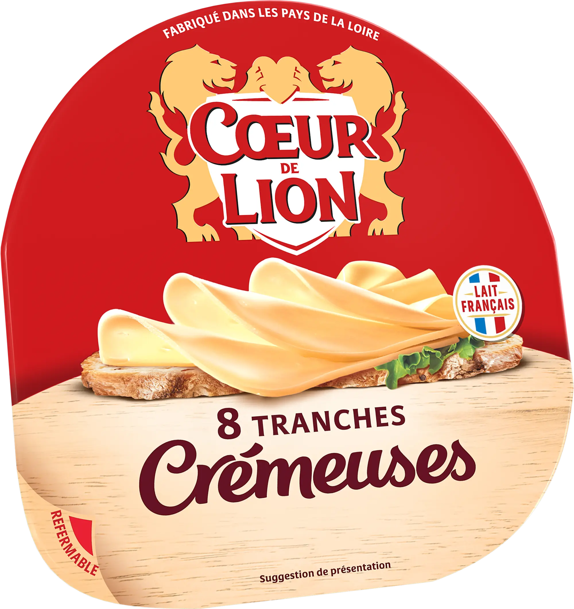 COEUR DE LION 8 TRANCHES CREMEUSES 150G