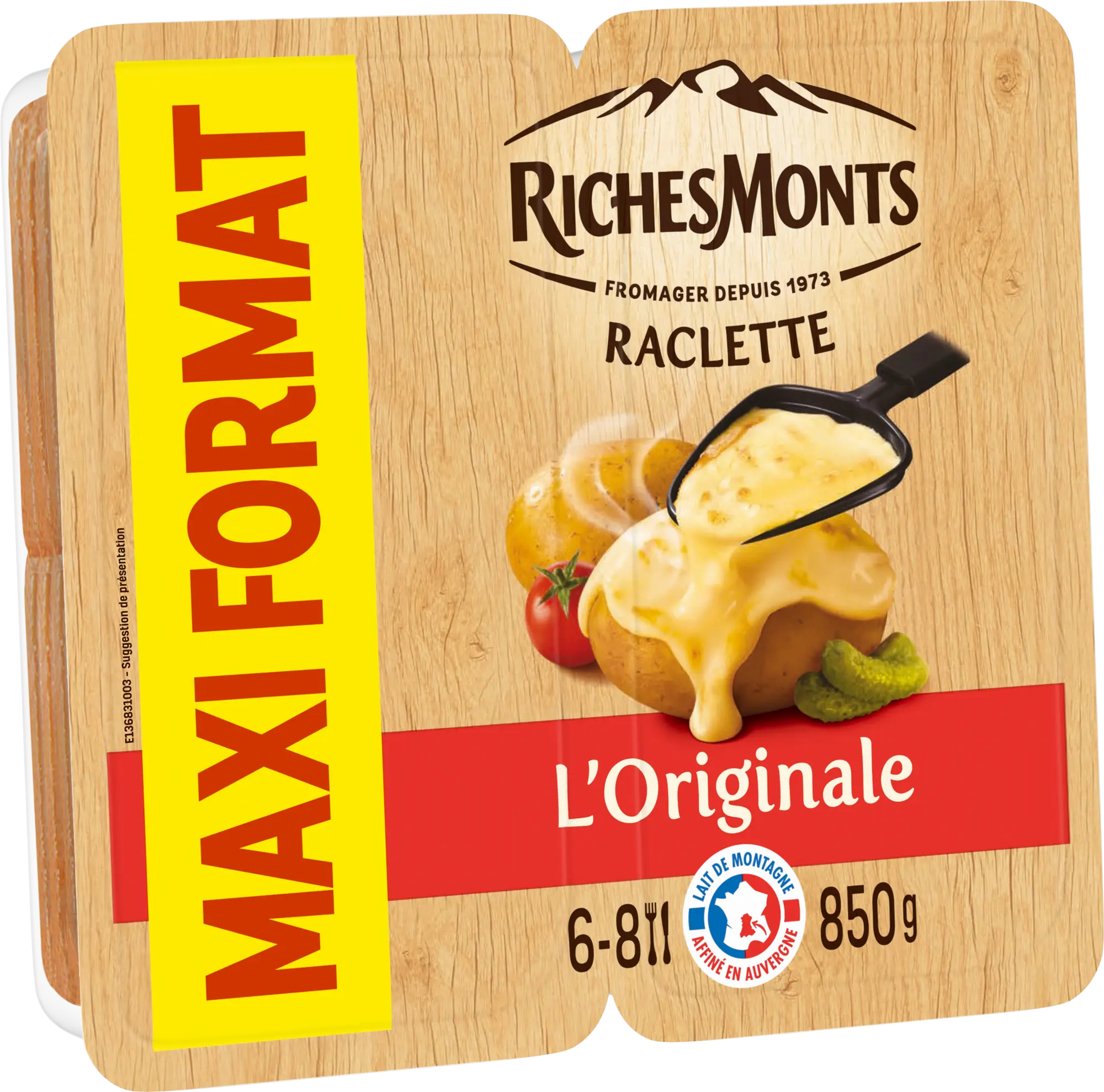 RICHES MONTS PLATEAU RACLETTE TRANCHETTES L'ORIGIN