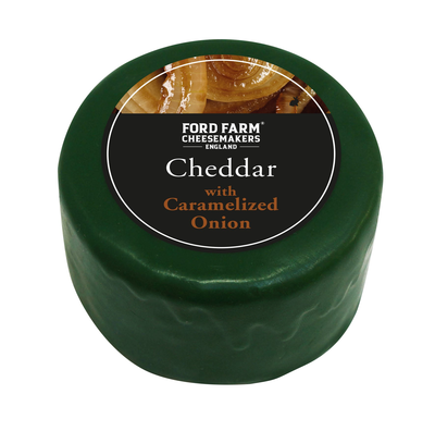 FORD FARM CHEESEMAKERS ENGLAND CHEDDAR AVEC OIGNONS CARAMELISES 200G