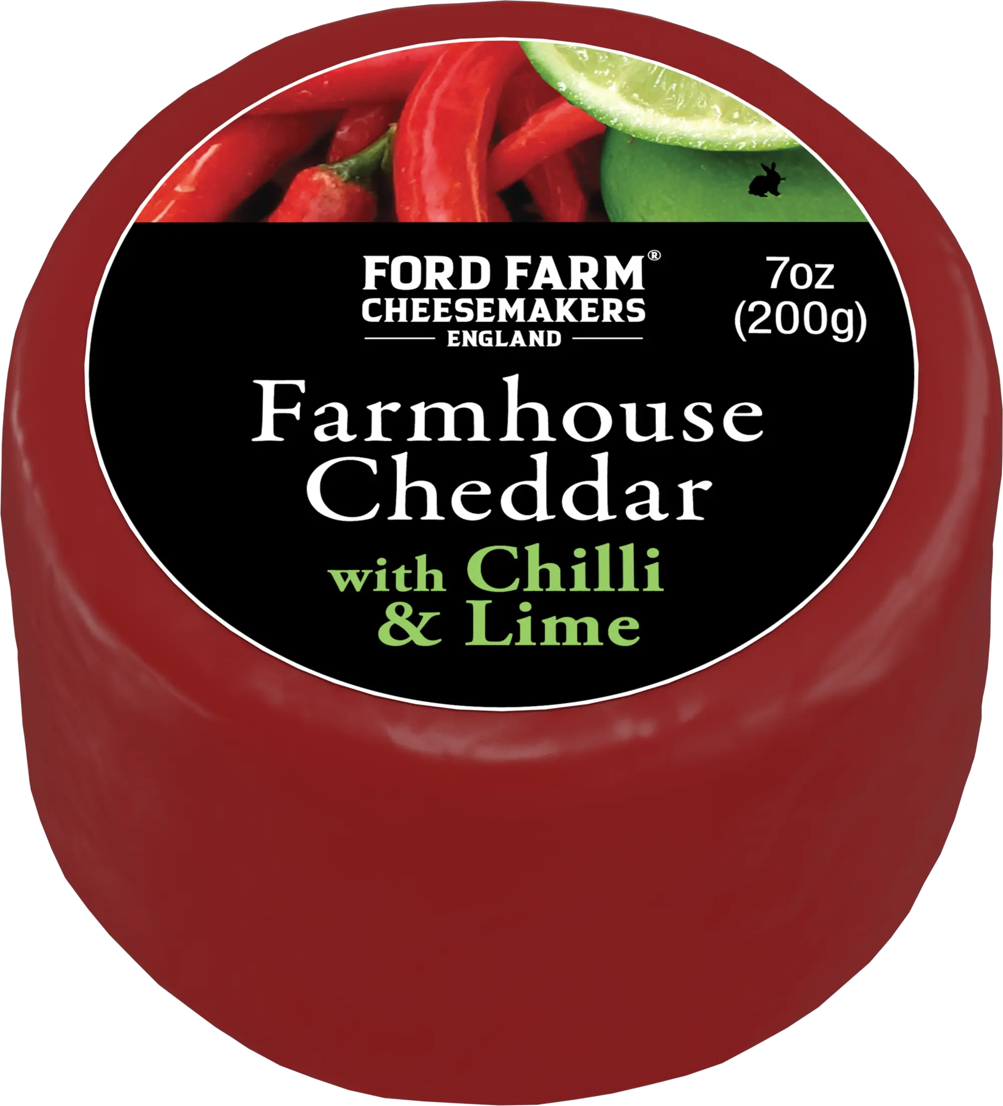 FORD FARM CHEESMAKERS ENGLAND FARMHOUSE CHEDDAR PIMENT & CITRON VERT 200G