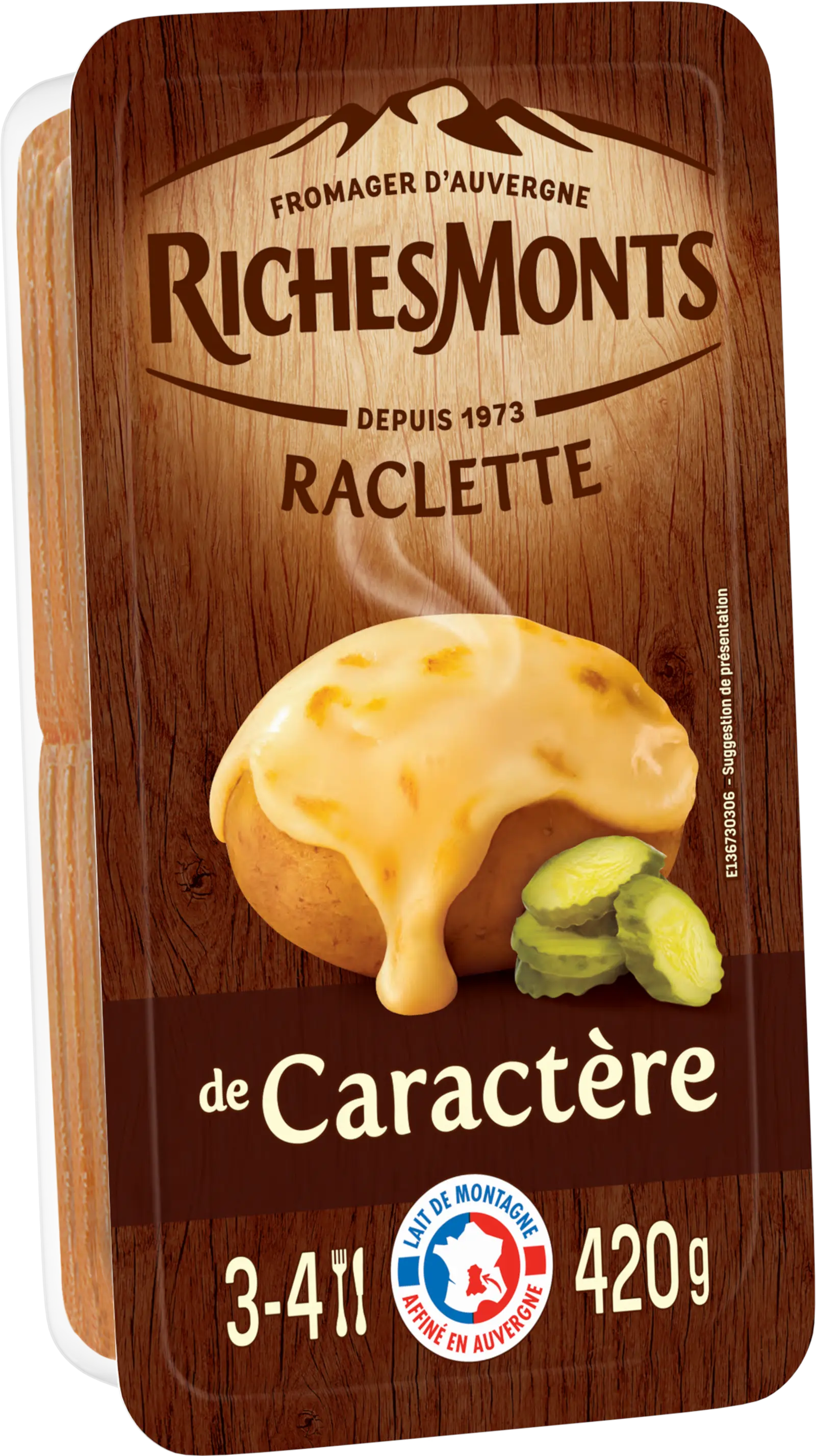 RichesMonts Raclette de Caractère 420G