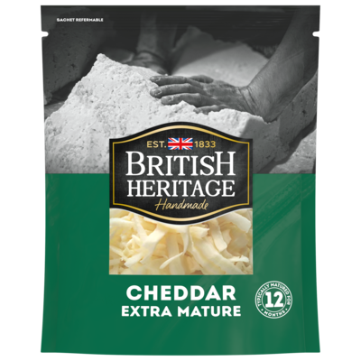 BRITISH HERITAGE CHEDDAR RAPE EXTRA-MATURE 12 MOIS 150G
