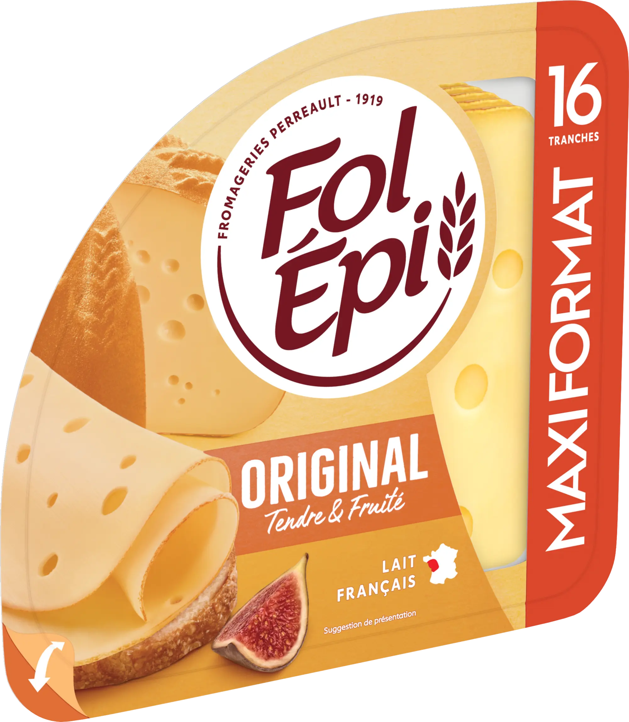FOL EPI RECETTE ORIGINALE MAXI FORMAT 16 TRANCHES 308G
