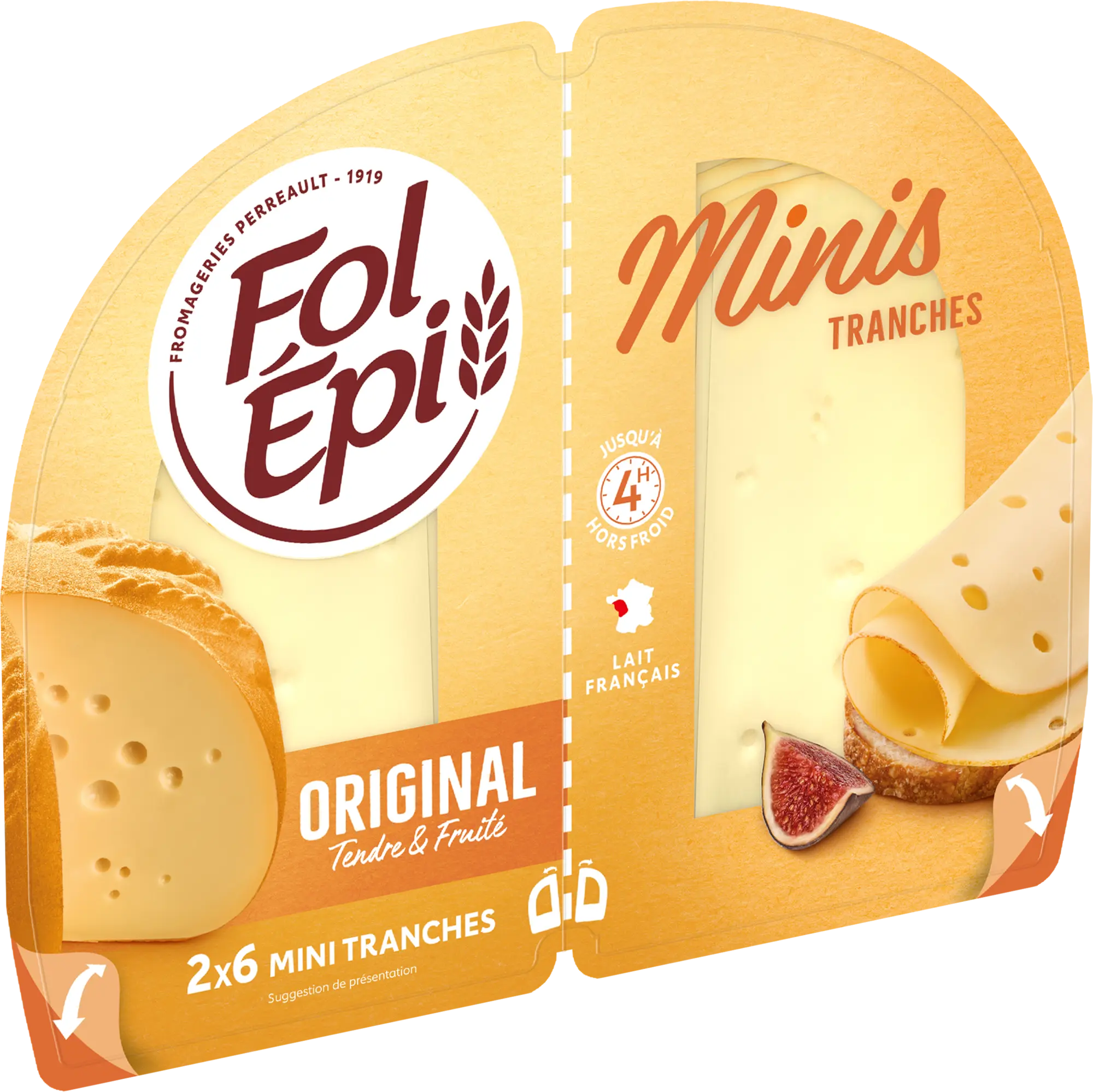 FOL EPI RECETTE ORIGINALE DUO 2X6 TRANCHES 120G