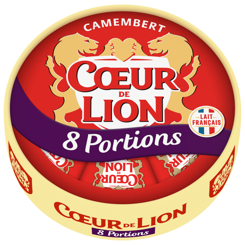 COEUR DE LION CAMEMBERT 8 PORTIONS 240G