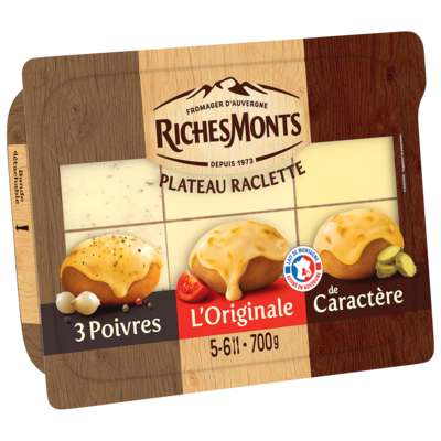 RICHES MONTS PLATEAU ASSORTIMENT RACLETTE TRANCHET