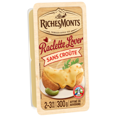 RICHESMONTS SANS CROUTE RACLETTE LOVER TRANCHETTES 300G