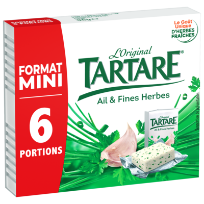 TARTARE® AIL & FINES HERBES 6 PORTIONS 96G