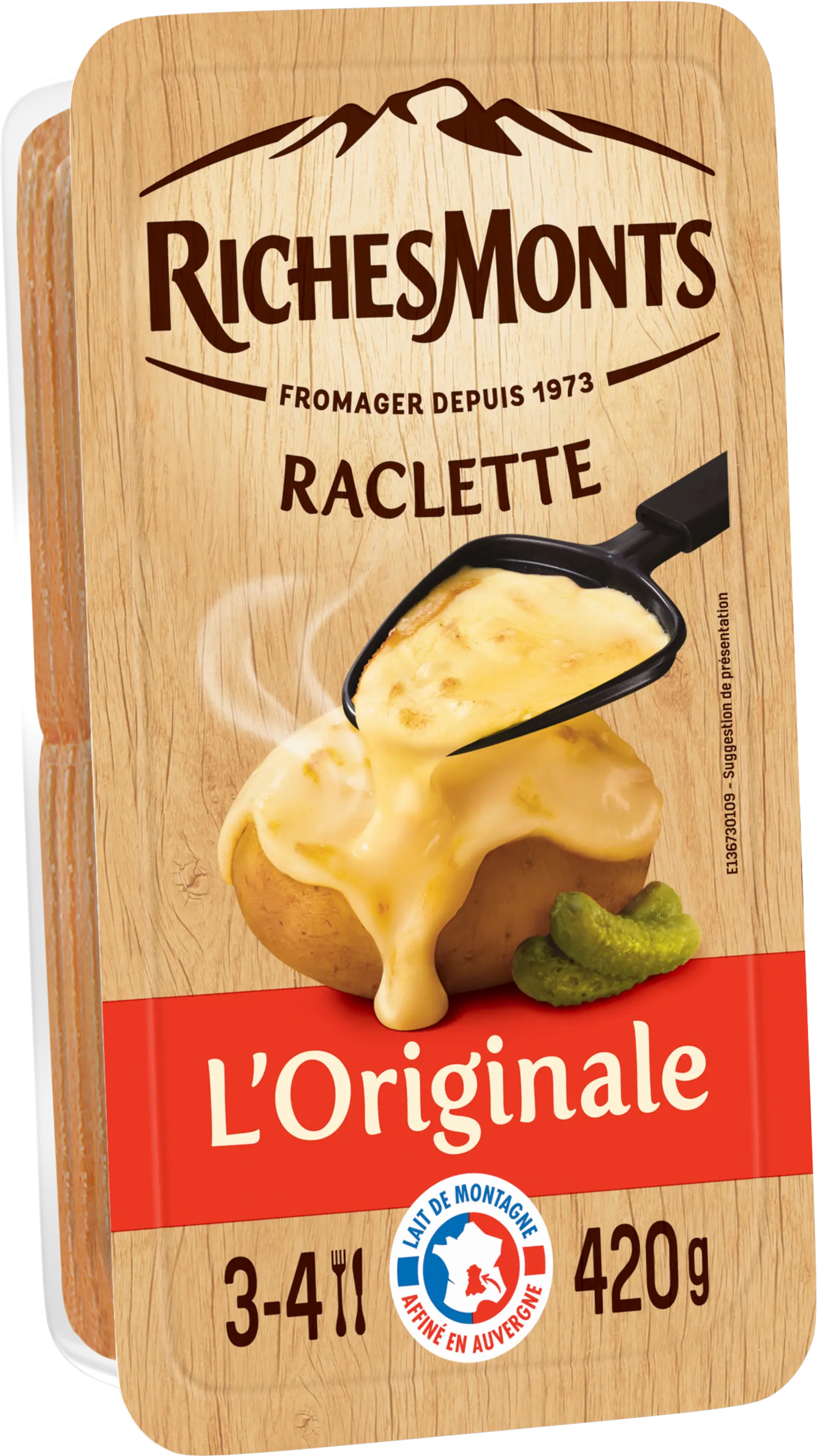 RichesMonts Raclette L'Originale 420G