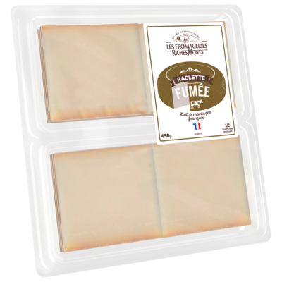 RICHES MONTS PLATEAU RACLETTE FUMEE SELECTION COUPE 450G