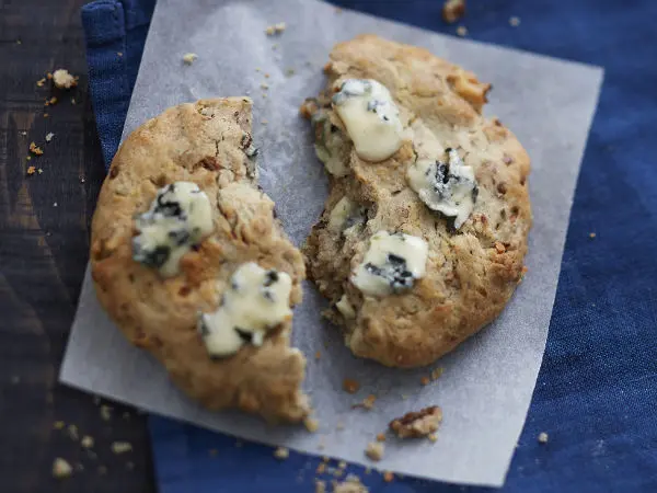Cookies sucrés-salés au fromage bleu