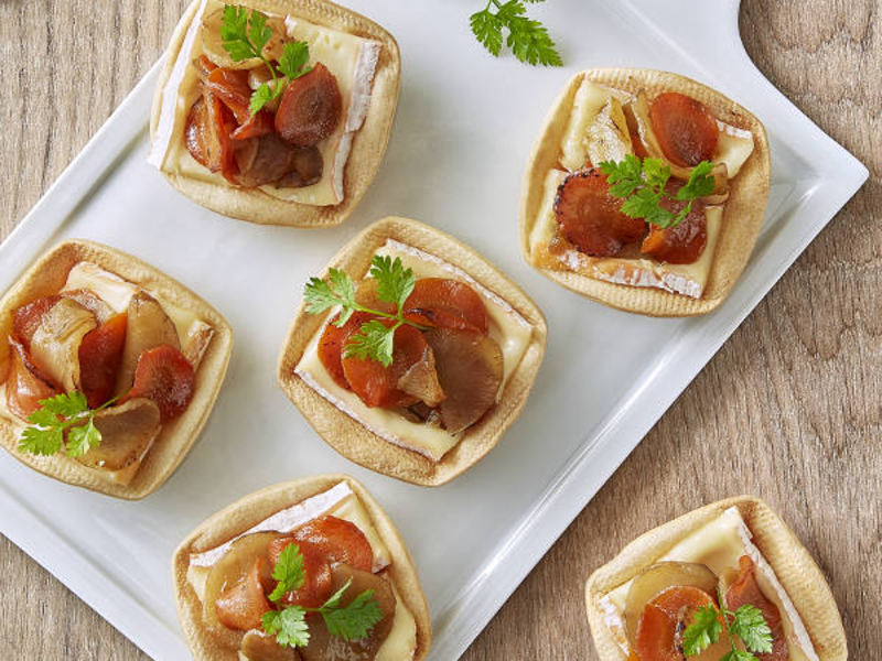 Tartelettes aux légumes et fromage