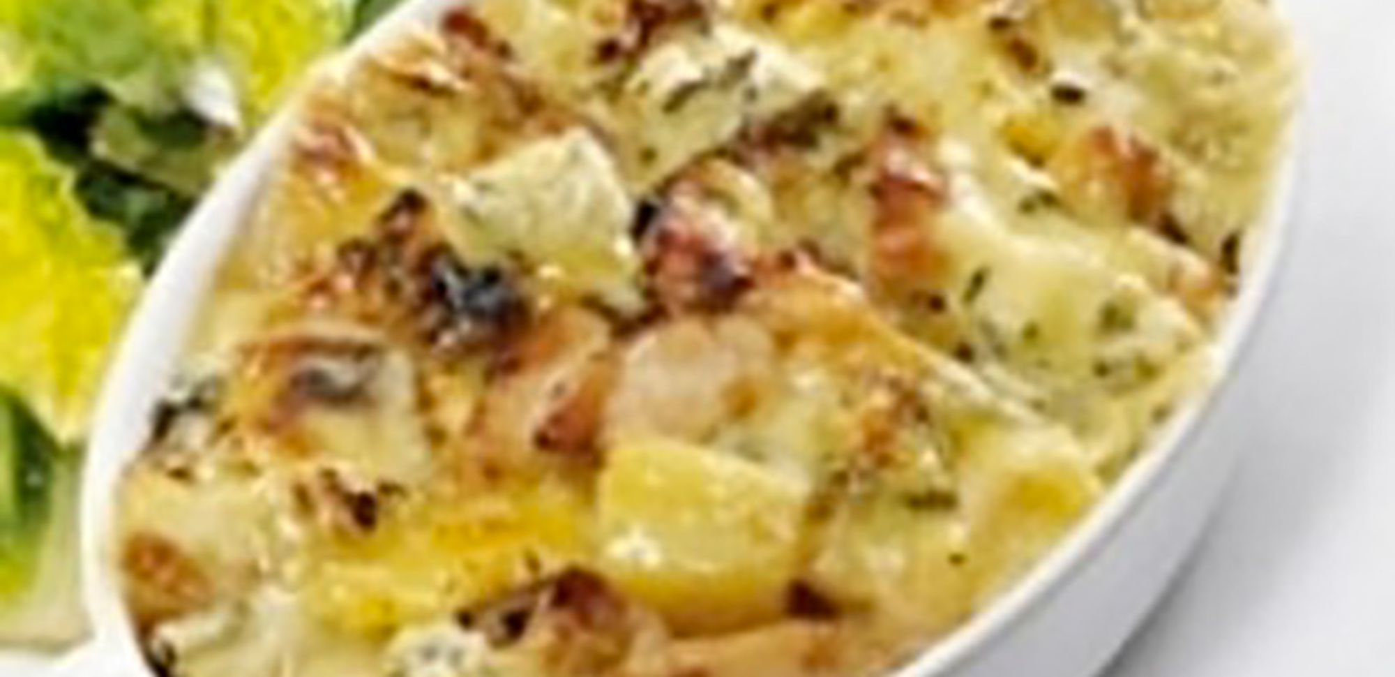 Gratin au poulet et au bleu