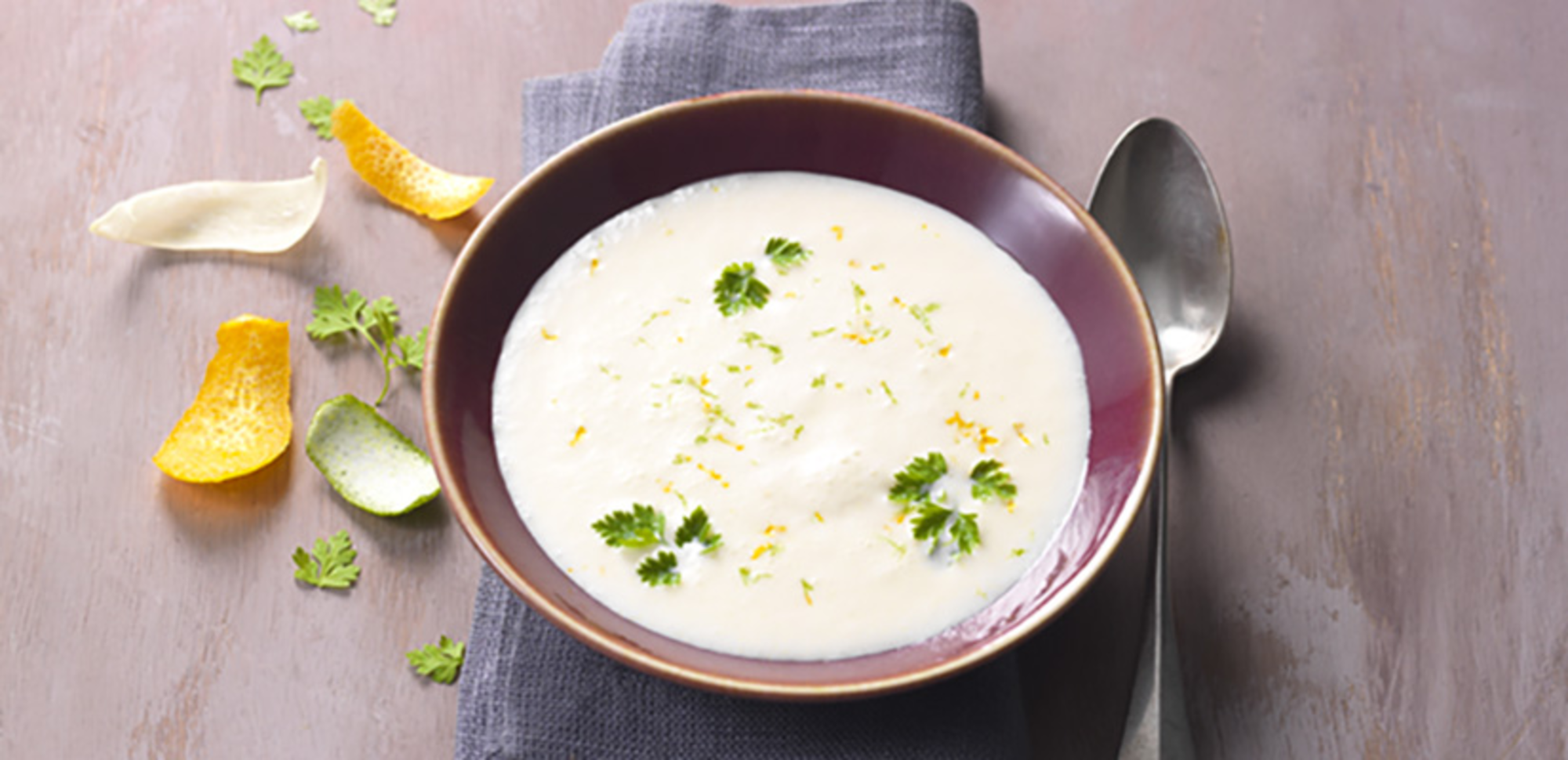 Velouté de panais au fromage frais