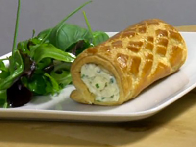 Rouleaux feuilletés au bleu