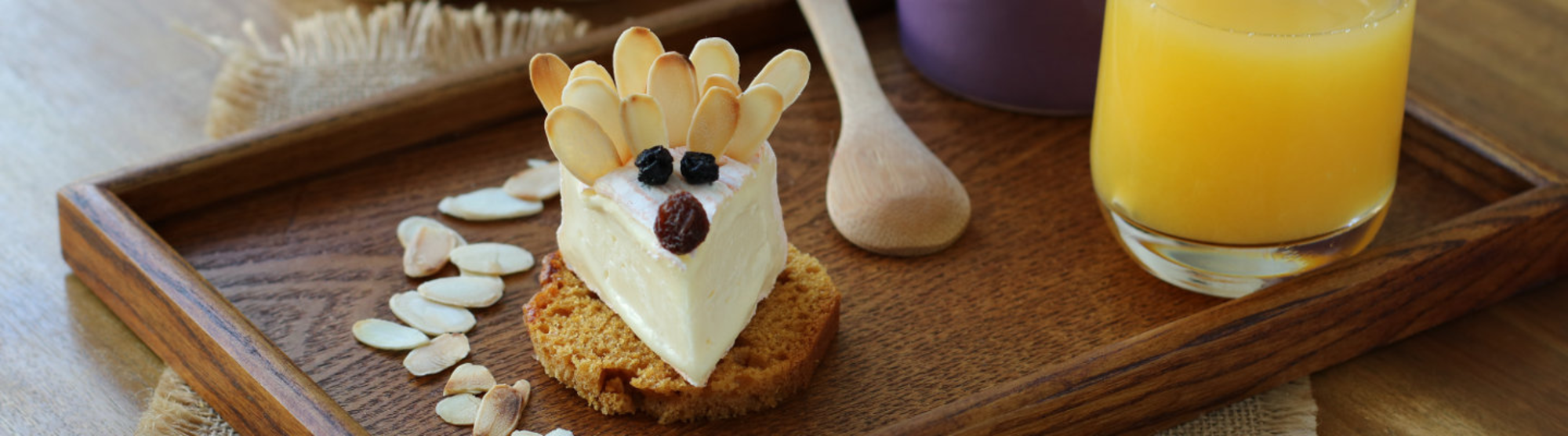 Hérisson au fromage du goûter