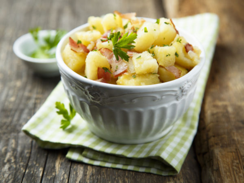 Salade de pomme de terre au fromage de brebis