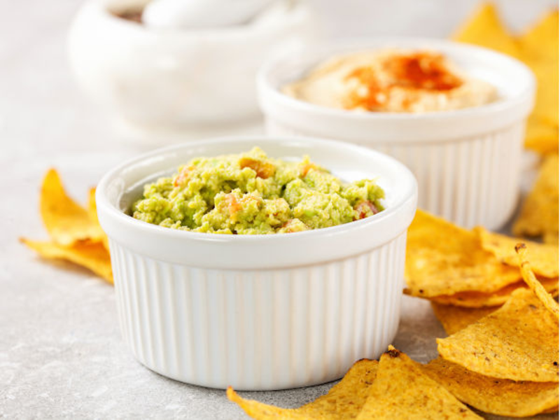 Rillettes de saumon au fromage frais, façon guacamole