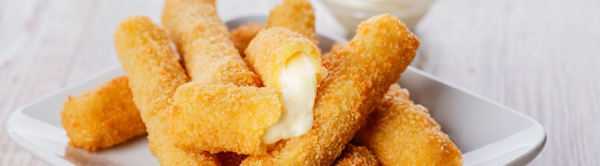 Mozzarella sticks fondants et croustillants