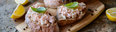 Rillettes de saumon au fromage frais