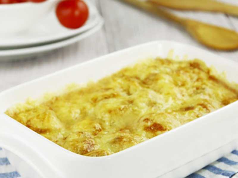 Gratin de pommes de terre au parmesan