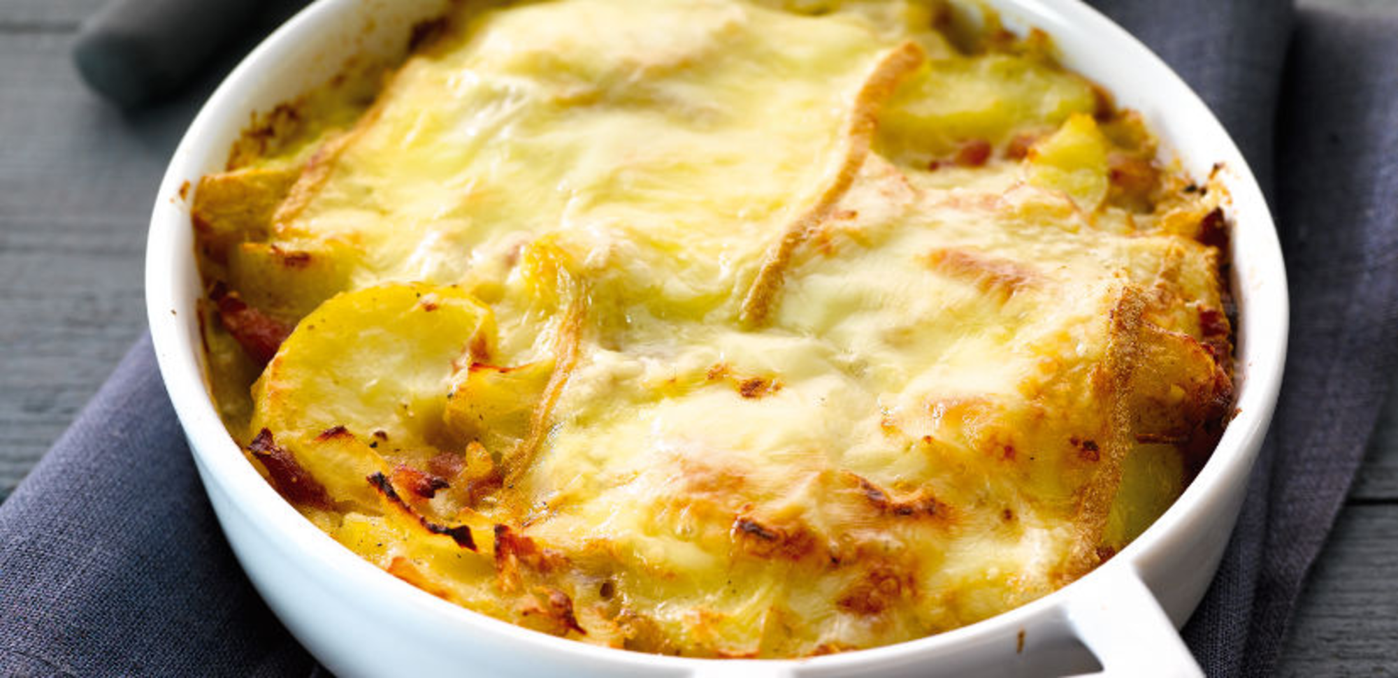 Tartiflette au fromage à raclette