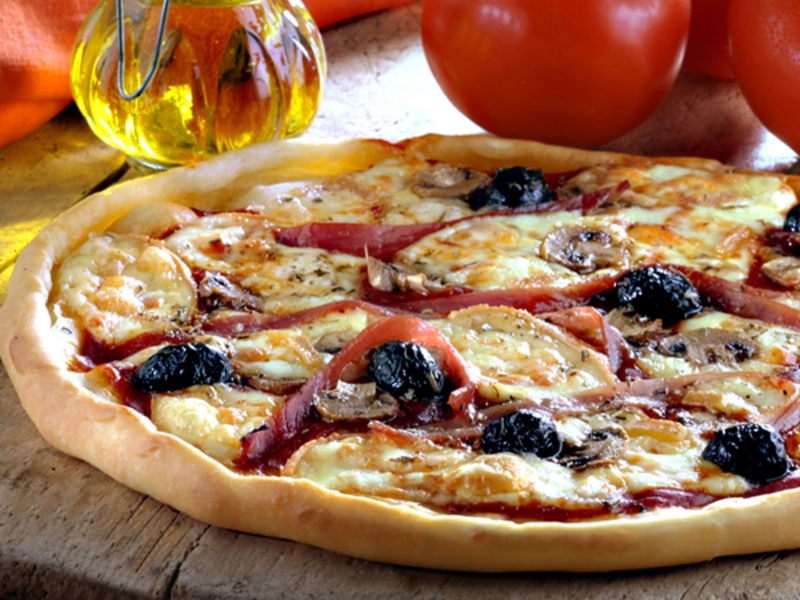 Pizzas au fromage