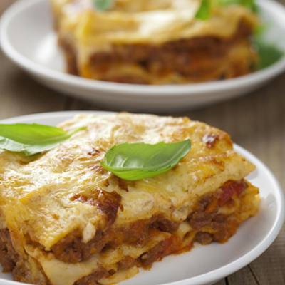 Lasagnes à la bolognaise traditionnelles