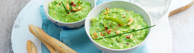 Tartinade de petits pois au fromage frais