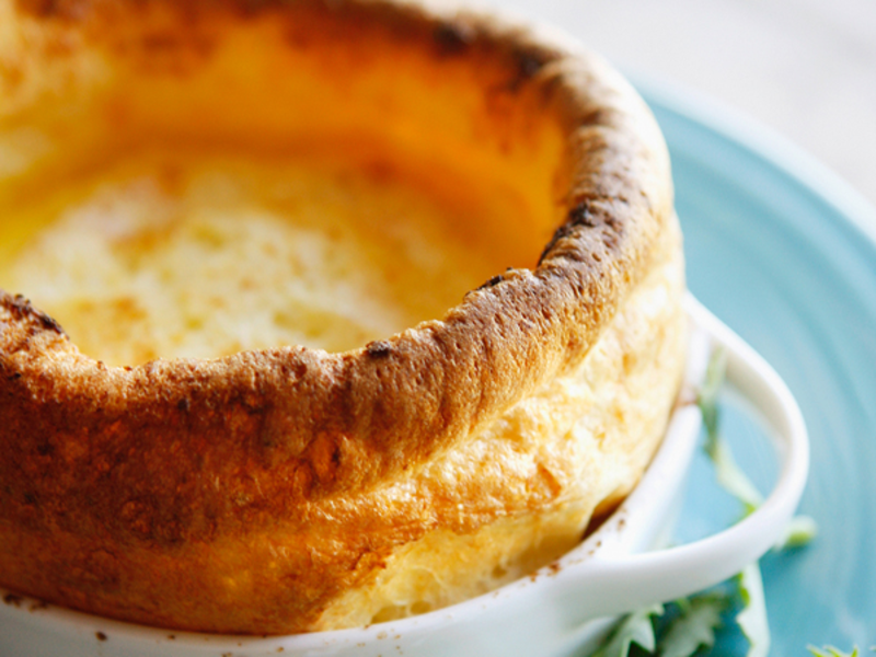 Gâteau soufflé au fromage blanc