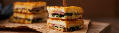 Croque-monsieur au saumon fumé et fromage frais