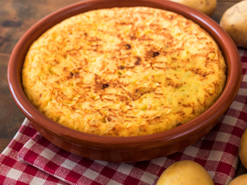 Tortilla espagnole au camembert