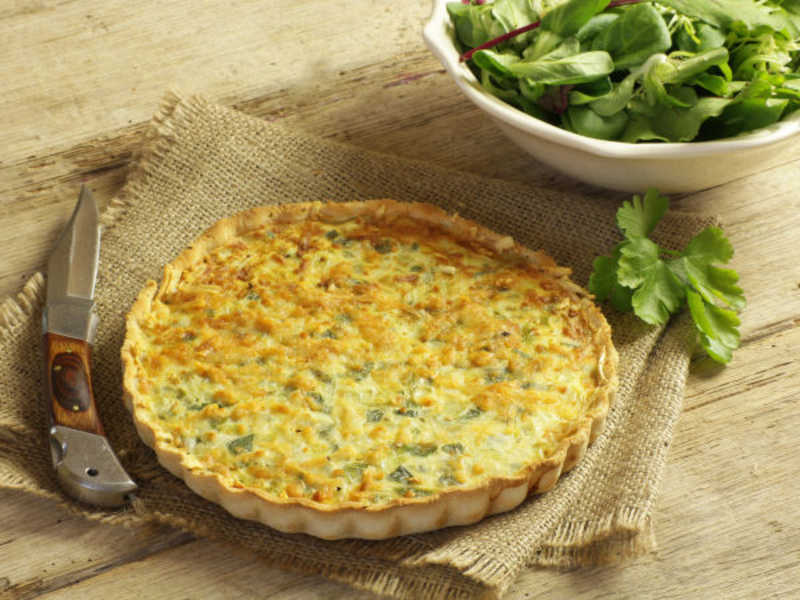 Quiche poireau et chèvre